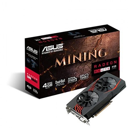 ASUS AMD Radeon RX 470 4GB 256bit MINING-RX470-4G-LED