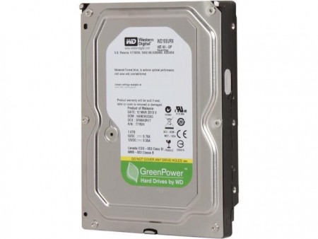 Western Digital (WD10EURX) 1TB 64MB SATA3 IntelliPower HDD