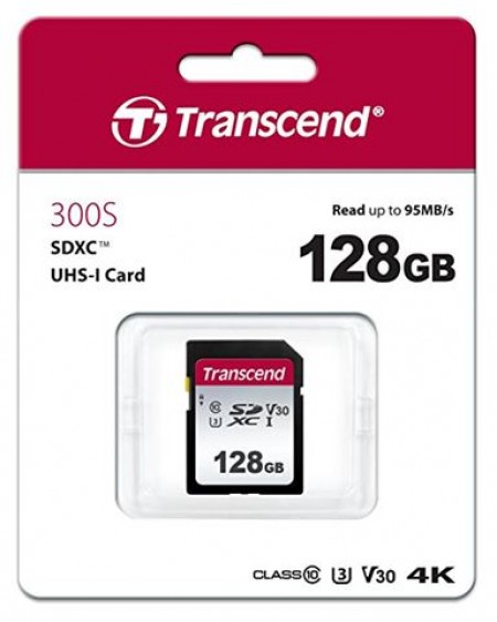 Transcend (TS128GSDC300S) 128GB UHS-I U3 Memorijska Kartica