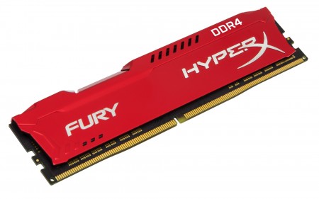 KINGSTON DIMM DDR4 8GB 2666MHz HX426C16FR28 HyperX Fury Red