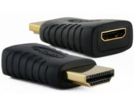 Adapter E-green Mini HDMI (F)-HDMI (M) crni