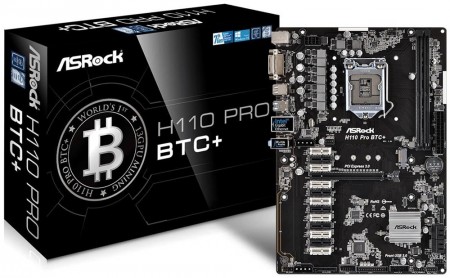 ASRock 1151 Intel H110 Pro BTC+