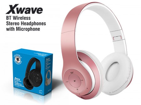 Xwave MX350 pink BT stereo slusalice sa mikrofonom