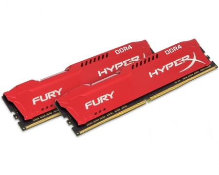 KINGSTON DIMM DDR4 32GB (2x16GB kit) 2666MHz HX426C16FRK232 HyperX Fury Red