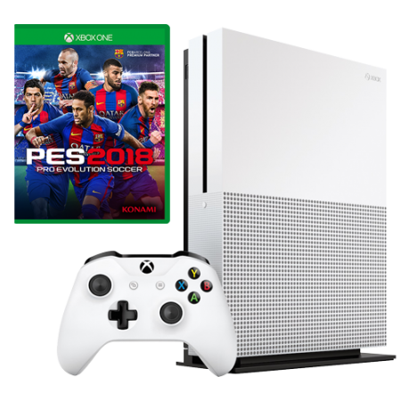 XBOXONE S Console 1TB White + PES 2018 (  ) 