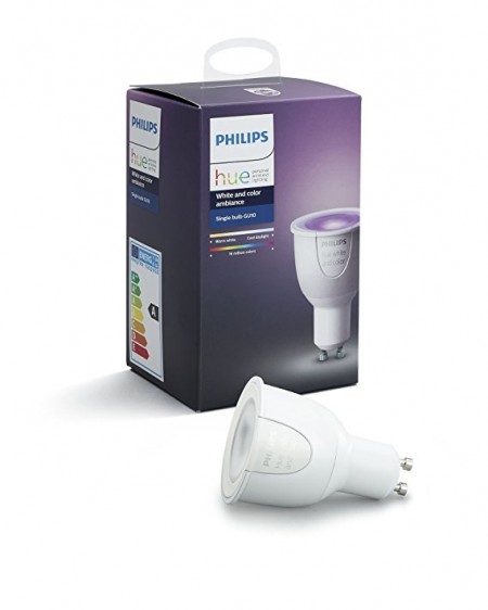 Philips GU10 (48588000) 6.5W  Single Bulb White and Color Ambiance 