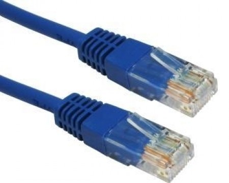 LAN Intellinet patch kabl 1m Cat.5e UTP PVC plavi