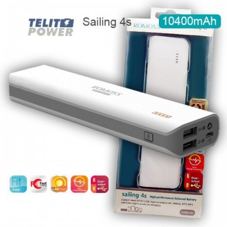 Power Bank Sailing 4s  ROMOSS 10400mAh ( 352 ) 