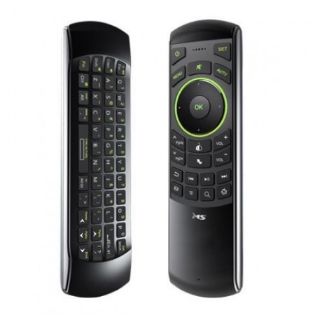 MS FLY 3u1 smart IR univerzalni daljinski upravljač s funkcijom učenja, smart TV mini tastatura s 45 taster (QWERT), bežični vazdušnmiš s 24 taste. I