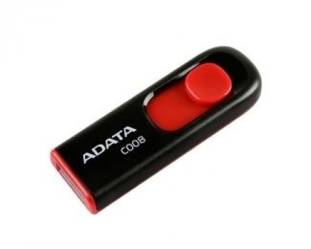 A-DATA 64GB (AC008-64G-RKD) USB 2.0 crno crveni
