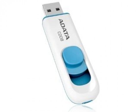 A-DATA 64GB (AC008-64G-RWE) USB 2.0 plavo beli