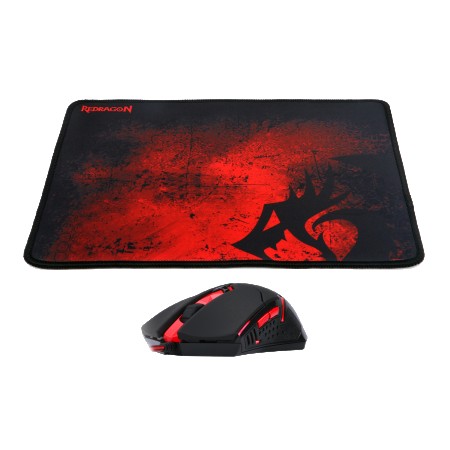 Redragon M601-BA Mouse and MousePad  