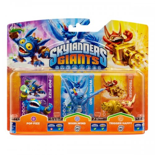 Skylanders GIANTS Triple Pack (Pop Fizz + Trigger Happy + Whirlwind)