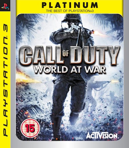 PS3 Call of Duty World at War Platinum
