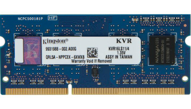 Kingston SO-DIMM DDR3 4GB 1600MHz KVR16LS11/4