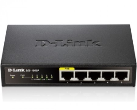 D-LINK DES-1005P 5port PoE switch