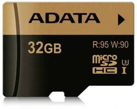 A-DATA UHS-I U3 XPG MicroSDHC 32GB class 10 + adapter AUSDH32GXUI3-RA1