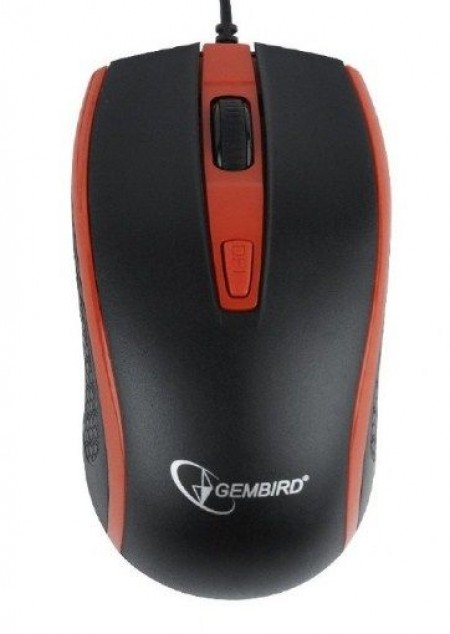Gembird MUS-104-R Opticki mis 800-1600Dpi red USB
