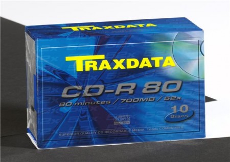 Traxdata CD-R SLIM BOX 10kom. 700 MB
