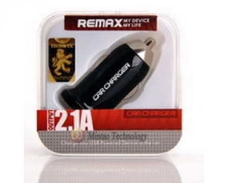 REMAX Auto punjac 1x USB 2.1A crni