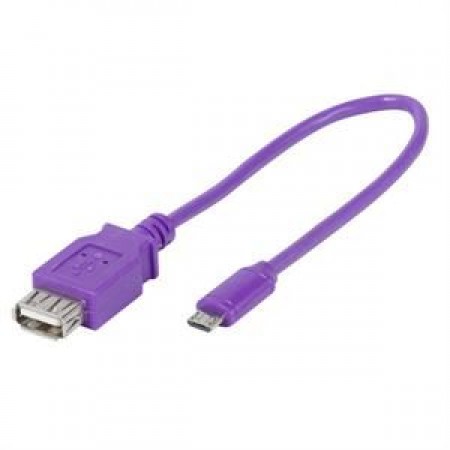 Adapter USB AmicB Vv OTG Purple