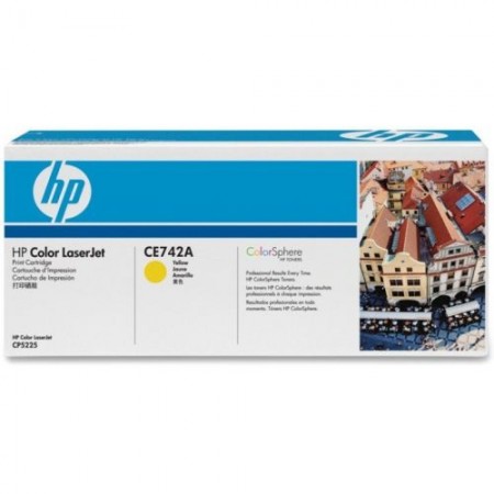 HP Toner Yellow CLJ CP5225 [CE742A]   