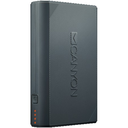 CANYON Power bank 7800mAh built-in Lithium-ion battery, 2 USB port max output 5V2A, input 5V2A. Dark Gray (CNE-CPBF78DG)