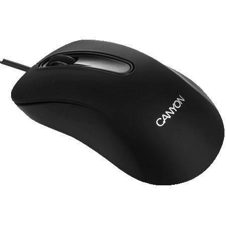 CANYON Mouse CNE-CMS2 (Wired, Optical 800 dpi, 3 btn, USB), Black (CNE-CMS2)