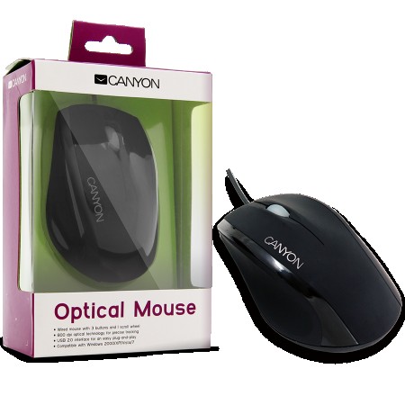 Canyon Optical mouse black (CNR-MSO01NM)