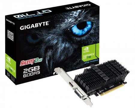 GIGABYTE nVidia GeForce GT 710 2GB 64bit GV-N710D5SL-2GL rev 1.0