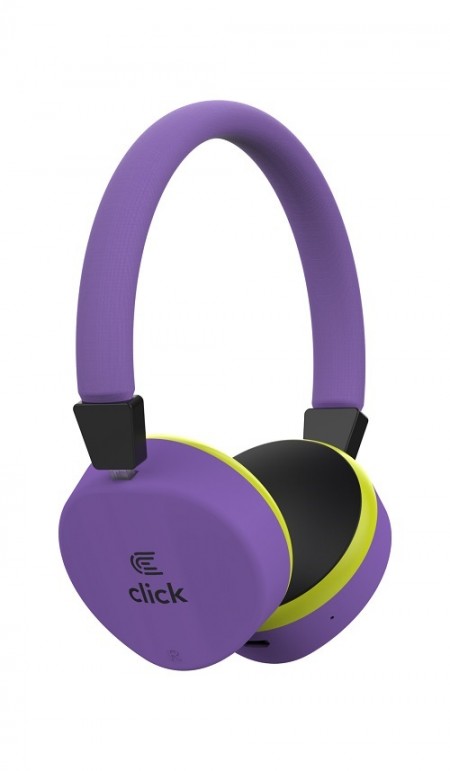 Click BH-L2-PU Slušalice bluetooth, sa mikrofonom, ljubičaste