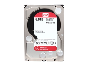WD 6TB 3.5 SATA III 64MB IntelliPower WD60EFRX Red