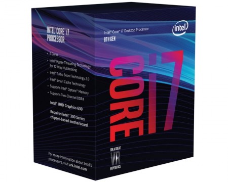 INTEL Core i7-8700 6-Core 3.2GHz (4.6GHz) Box