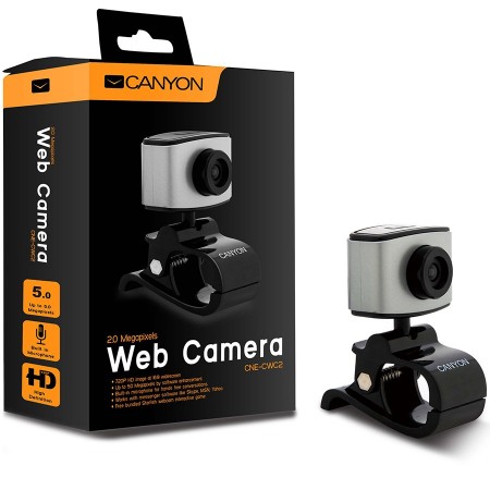 CANYON 720P HD webcam with USB2.0. connector, 360° rotary view scope, 2.0Mega pixels (CNE-CWC2)