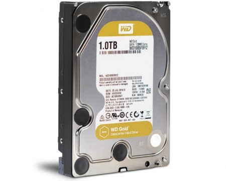 WD 1TB 3.5 SATA III 128MB 7.200 WD1005FBYZ Gold