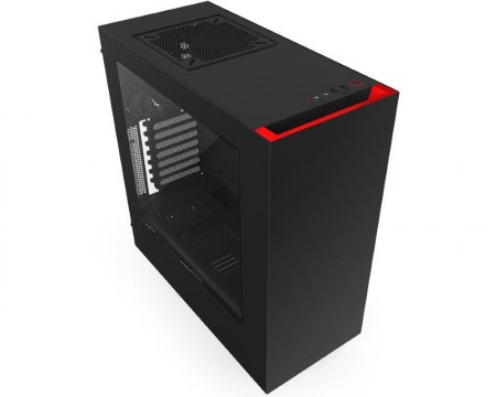 NZXT S340 Mid Tower Case BlackRed