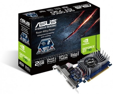 ASUS nVidia GeForce GT 730 2GB DDR5 64bit (GT730-2GD5-BRK)