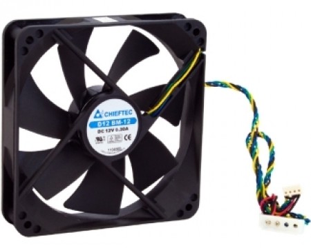 CHIEFTEC Ventilator AF-1225PWM 120mm x 120mm x 25mm 