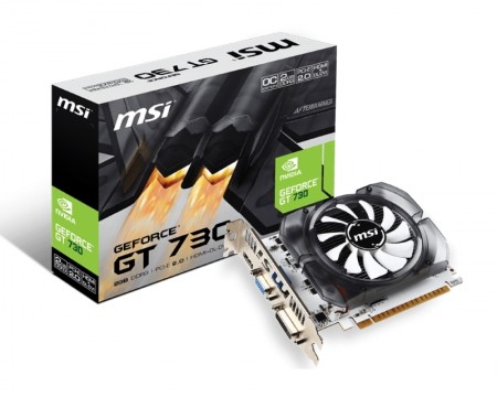 MSI nVidia GeForce GT 730 2GB 64bit N730K-2GD3OCV1