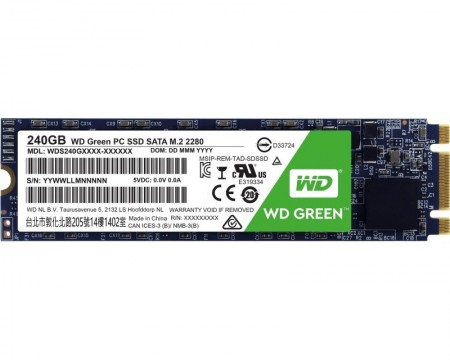 WD 240GB M.2 SATA III WDS240G2G0B Green SSD