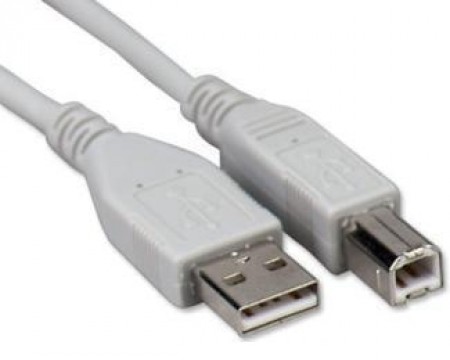 FAST ASIA Kabl USB A - USB B MM 5m sivi