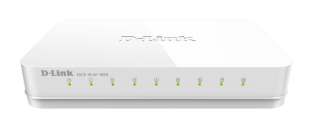 D-Link DlinkGO 8-Port Gigabit 10/100/1000Mbps Desktop Switch GO-SW-8G