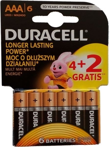 DURACELL ALKALNA BATERIJA  1.5V AAA