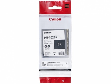 Canon Dye Ink Tank PFI-102 Photo Black za IPF760, IPF765, 130 ml