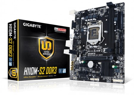 1151 GIGABYTE GA-H110M-S2 DDR3