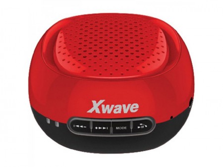 Xwave B COOL Bluetooth zvucnik, FM Radio, Micro SD, USB, crni sa crvenom mrezicom