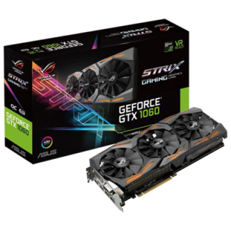 Asus nVidia GeForce GTX 1060 6GB 192bit STRIX-GTX1060-6G-GAMING