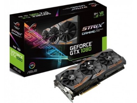 ASUS nVidia GeForce GTX 1080 8GB 256bit STRIX-GTX1080-A8G-GAMING 