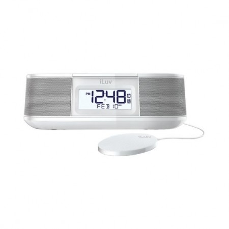 iLuv Timeshaker Micro BT Dual Alarm Shaker (TimeShaker Micro) White