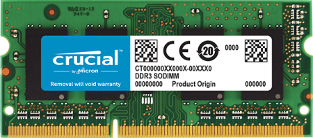 Crucial CT102464BF160B DDR3L SO-DIMM 8 GB 1600MHz